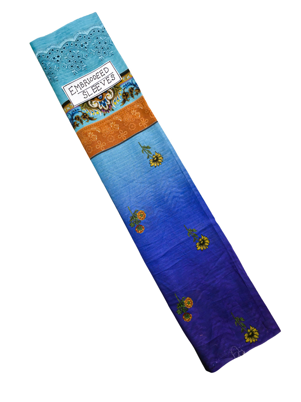 Midnight Blossom Limited Edition Embroidered Lawn